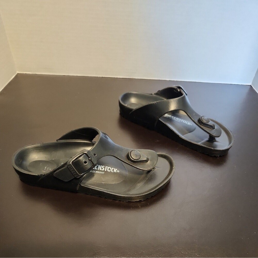 Birkenstock Black Eva Gizeh Slip On Sandal Youth S12 Shoes outdoors flipflop